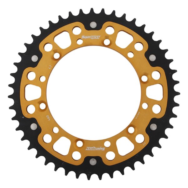 Supersprox Gold Stealth Sprocket For Kawasaki KDX200 1984-2006, KLX250 2018 RST-460-47-GLD